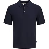 Jack & Jones Sandri Knit Polo Bleu - Grand M