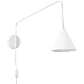 Sollux Applique NOX blanc 1xE14 10W acier 30x61x14cm