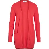 Vila Cardigan 'VIRil' rouge clair