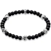 Thomas Sabo Bracelet tête de mort, (19 cm, Argent)
