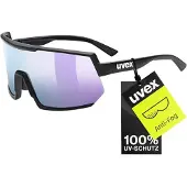 Uvex sportstyle 235, lunettes de soleil, noir
