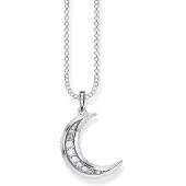 Thomas Sabo Collier Royalty Moon, (Argent sterling 925, Noirci)