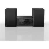 Panasonic SC-PM704 - Microsystem - 80 Watt (Gesamt) - Schwarz (SC-PM704EG-K)