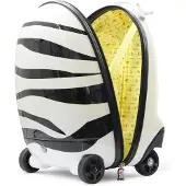 Jamara 460221 Bagage Chariot Noir Et Blanc