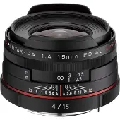 Pentax 15mm F4 ED AL Limited Noir HD DA