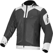 Ls2 Textil Veste de moto textile imperméable LS2 Bolton Air, vert/gris, 3XL