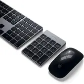 Satechi Slim Sans Fil Keypad – Technologie Bluetooth – Batterie Rechargeable – Profil Ultra Mince