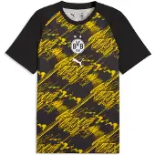 Puma Bvb Borussia Dortmund 25/26 Pre Match Short Sleeve T-shirt Vert L Homme