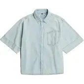 G-Star D29326-01 Short Sleeve Shirt Bleu XS Femme