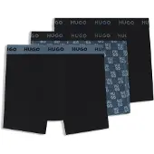 HUGO Design 10267989 01 Boxers 3 Units Bleu,Noir XS Homme