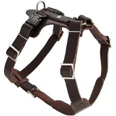 Hunter harnais Aalborg, taille:M-L/1, couleur:marron foncé
