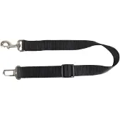 Flamingo Ceinture de voiture connecteur Kura pour petits chiens noir