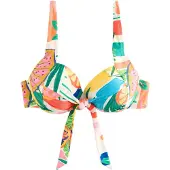 Next Hauts de bikini bleu ciel / jaune / pétrole / orange