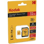 Kodak Carte mémoire microSDHC 32 GB Class 10