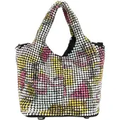 FELIPA Sacs à main jaune / rose clair / noir / transparent