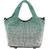 FELIPA Sacs à main vert / noir / argent
