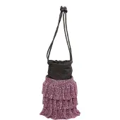 FELIPA Poche ventrale rose / noir