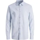 Jack & Jones Chemise 'JWHSummer' bleu / blanc