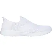 SKECHERS Slip-ins : Virtue - Sleek 104425-WHT, Baskets, Femme, Blanc