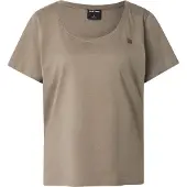 G-Star T-shirt Scoop Neck - Brun - Femmes