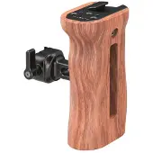 SmallRig 2187C Wooden Side Handle with NATO Clamp (Poignée), Accessoires vidéo, Noir