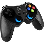 IPEGA 9157 Manette connectée Bluetooth 5.0 (iOS, Android, Windows) avec support téléphone (Android, iOS, PC, PS3, PS4, Switch, Windows), Manette, Noir