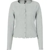 Pieces Cardigan gris