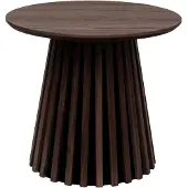 Ebuy24 Osaka table basse table d’angle placage chêne fumé.