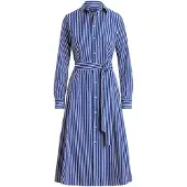 Ralph Lauren Robe-chemise bleu foncé / blanc