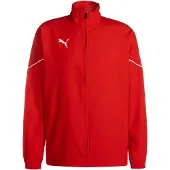 Puma Veste de sport rouge / blanc