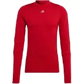 Adidas T-Shirt fonctionnel rouge / blanc