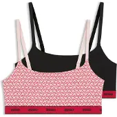 HUGO Soutien-gorge 50545712 Bralette Red 2 Unités