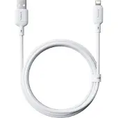 Baseus Silky Series Ladekabel USB auf iP 2.4A 1m Weiß