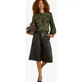 Love & roses Chemisier olive / rose / noir