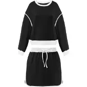 Imily Bela Tenue d'intérieur 'Workout set' noir / blanc
