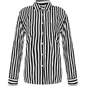 Imily Bela Chemisier noir / blanc