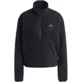 Adidas City Tech High Pile Half Zip Fleece Noir S Femme