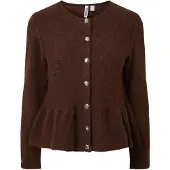 Pieces Cardigan 'PCPinge' brun foncé