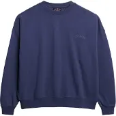Superdry Essential Logo Gd Relax Crew Sweatshirt Bleu XS Femme