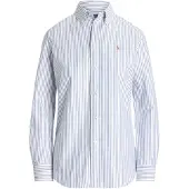 Ralph Lauren Chemisier bleu clair / cognac / blanc