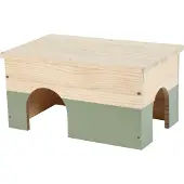 Zolux Neolife Maison en bois vert lapin