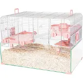 Zolux panas couleur 60 - cage pour rongeurs --- rose