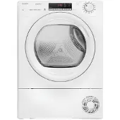 Candy CRO EH10N2TE-S, Debout, Remplissage frontal, Pompe à chaleur, Blanc, Pivotant, Tactile, Blanc