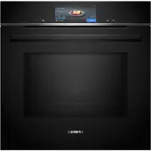 Siemens iQ700, Four encastrable avec fonction micro-ondes, 60 x 60 cm, Noir, HM778GMB1