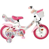Volare Vélo enfant Unicorn 12 pouces, blanc