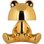 Leitmotiv Bear Lampe de table LED - Avec haut-parleur Bluetooth - Sans fil - Couleur or