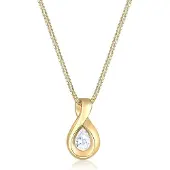 Elli PREMIUM Chaîne 'Infinity' or / transparent