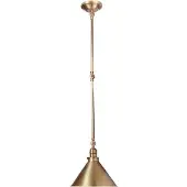 Elstead Lighting Applique murale Provence en laiton vieilli, 1xE27x60W, métal, dimensions : 123x29,7x30 cm, IP20, Elstead