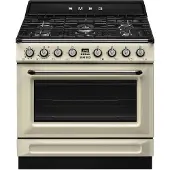 Smeg Tr90gm 90 Cm Natural Gas Kitchen With Oven 5 Burners Argenté