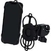 Mobiparts Universal Bike Holder II, Support pour smartphone, Noir